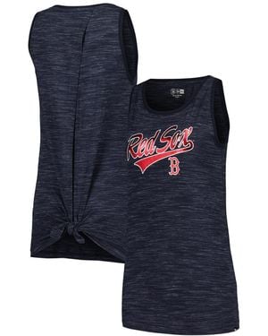 KTZ Boston Red Sox Space-dye Active Tank Top - Blue
