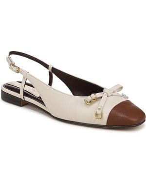 Franco Sarto Ethel Slingback Dress Flats - Metallic