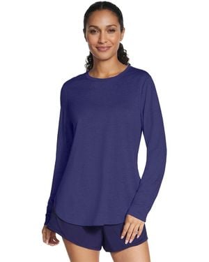 Skechers Godri Swift Long-sleeve Tunic Top - Blue
