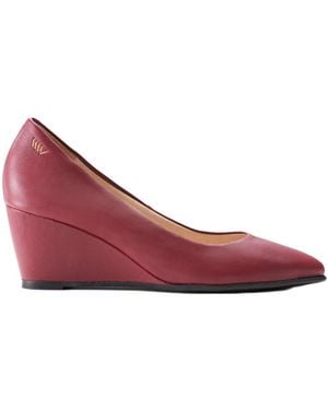 VISCATA Verona Leather Wedges - Pink