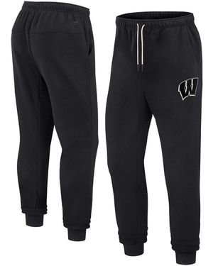 Fanatics And Wisconsin Badgers Super Soft Fleece jogger - Black