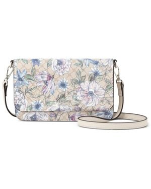 Nine West Luela Phone Crossbody Wallet - White