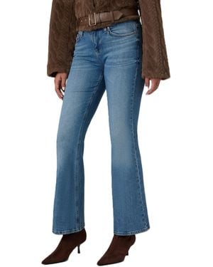 Guess Beverly Low-rise Flare Stretch-denim Jeans - Blue
