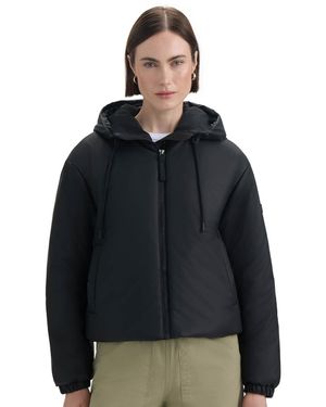 HUNTER Short Puffer Coat - Black
