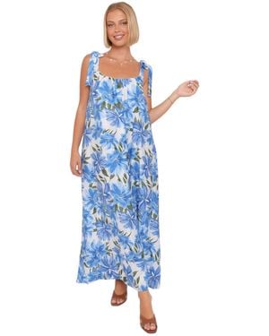 Petal & Pup Amber Maxi Dress - Blue