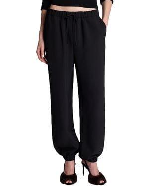 Kenneth Cole Vision Twill Drawstring jogger Pants - Black