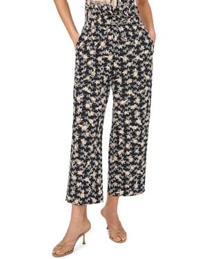 Cece Elastic Waist Pull-on Pants - Black