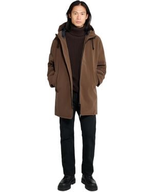 Stutterheim Stockholm Matte Winter Coat - Brown