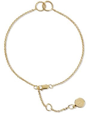Ana Luisa Jill -plated Interlocking Circles Bracelet - Metallic