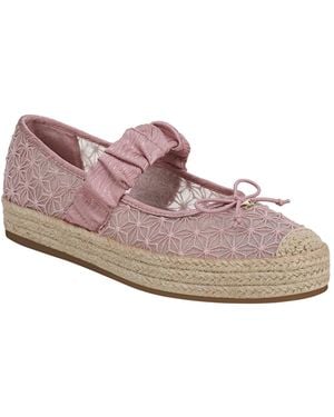Circus by Sam Edelman Lillie Mesh Mary-jane Espadrille Flats - Pink