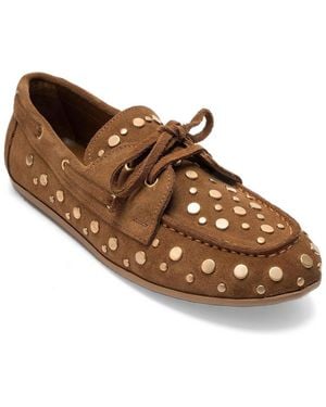 Forever & Always Shoes Forever And Always Shoes Hyde Leather Lace Up Loafer - Brown