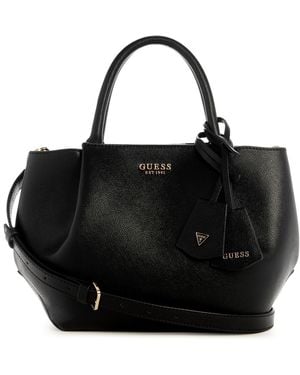Guess Amorette Girlfriend Satchel Bag - Black