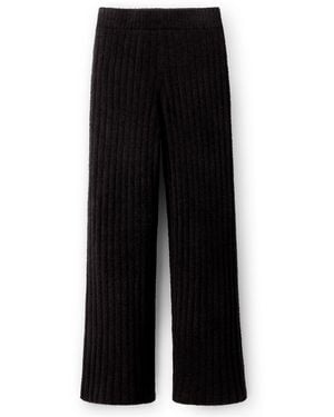 UGG Terri Ribbed Pajama Pants - Black