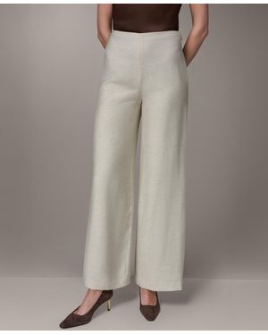 Donna Karan Mid-rise Wide-leg Pants - Gray