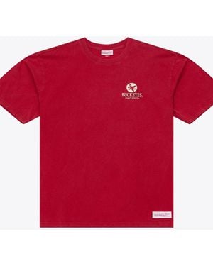 Mitchell & Ness Ohio State Buckeyes Core Icon T-shirt - Red