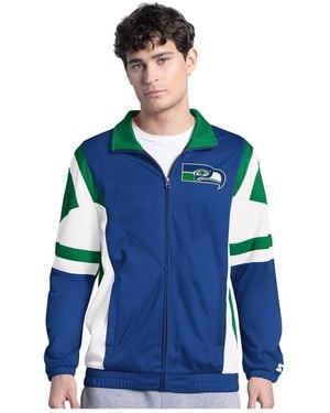 Starter Â Seattle Seahawks Contender Vintage Logo Full-zip Track Jacket - Blue