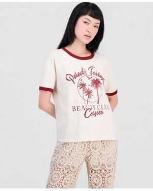 And Now This Paradis Terrestre Ringer Tee - Multicolor