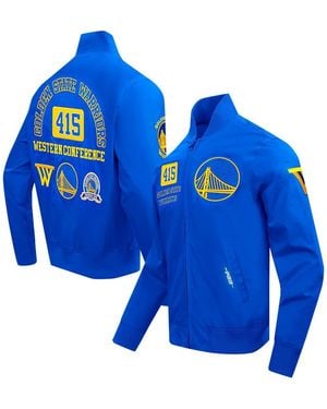 Pro Standard Golden State Warriors Area Code Full-zip Jacket - Blue
