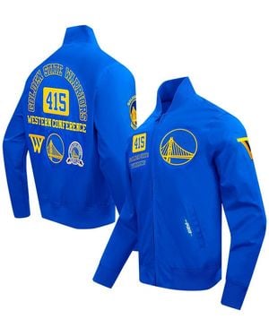 Pro Standard Golden State Warriors Area Code Full-zip Jacket - Blue