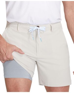 Chubbies Khakinators Lined Performance Shorts - White