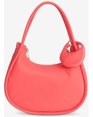On 34th Harlowwe Small Pebbled Hobo Bag - Red