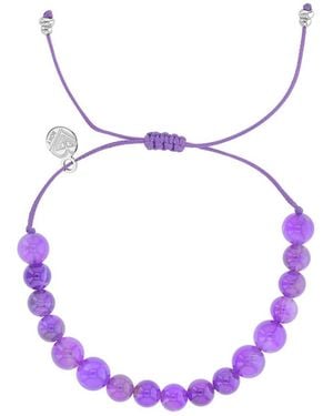 Roxy Waterproof Amethyst Adujustable Bracelet - Blue