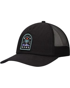 Billabong Lounge Unstructured Trucker Adjustable Hat - Black