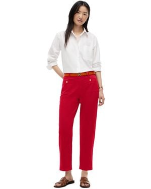 Tommy Hilfiger Twill Patch Pocket Chinos Pants - Red
