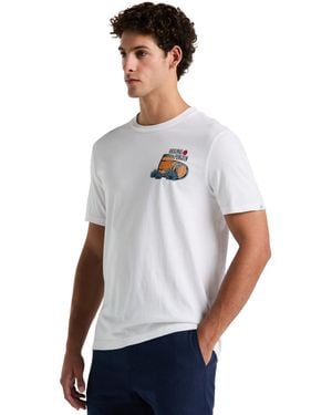 Original Penguin Slim-fit Agave Tequila Graphic Jersey T-shirt - White