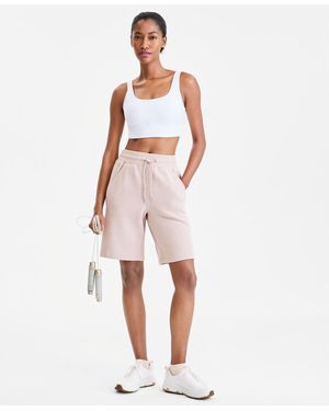 ID Ideology Cotton-blend Pull-on Bermuda Shorts - Multicolor