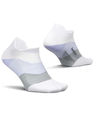 Feetures Elite Ultra Light Cushion Ankle Socks - White