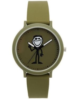 Speidel Quartz Life Is Good Watch Silicone Strap - Green