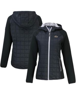 Cutter & Buck Baltimore Ravens Rainier Primaloft Eco Full-zip Hybrid Jacket - Blue