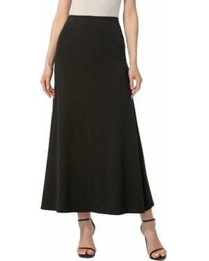 Kimi + Kai Kimi + Kai Kimi + Kai Waist Ruched Maxi Skirt - Black