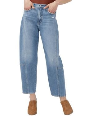 Silver Jeans Co. High-rise Slim Barrel Leg Jeans - Blue