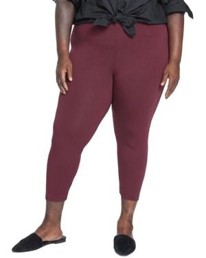 UNIVERSAL STANDARD Plus Size Roya High-waisted Cropped leggings - Purple