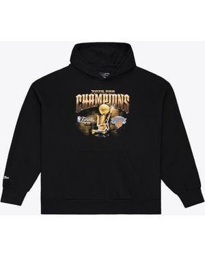 Mitchell & Ness New York Knicks 2026 Nba Finals Champions Hoodie - Black