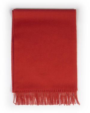 Simply Natural Luxurious Alpaca Solid Scarf - Orange