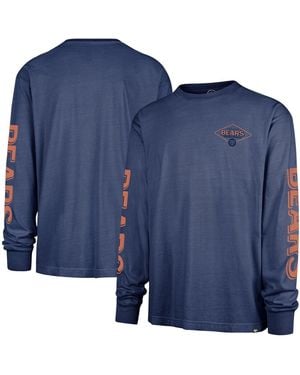 '47 Chicago Bears Cairn Ravine Foundation Long Sleeve T-shirt - Blue