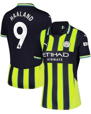 PUMA Erling Haaland Manchester City 2024/25 Away Replica Player Jersey - Blue