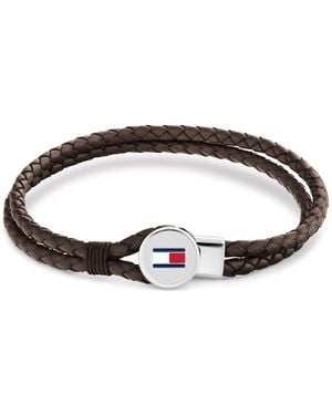 Tommy Hilfiger Brown Leather - Metallic