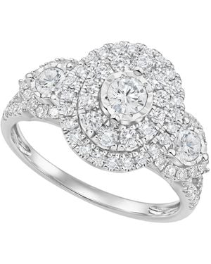 Macy's Diamond Halo Ring (1 Ct. T.w. - White