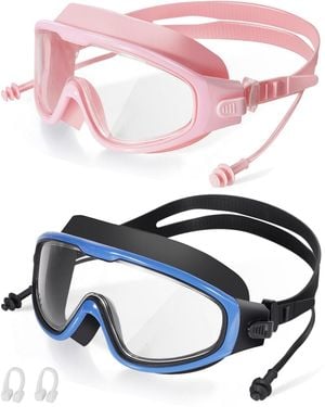 Gnuadz Swimming goggles Anti-fog Ear Plugs Nose Clip - Blue