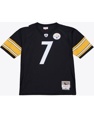 Mitchell & Ness Ben Roethlisberger Black Pittsburgh Steelers 2004 Big & Tall Legacy Retired Player Jersey