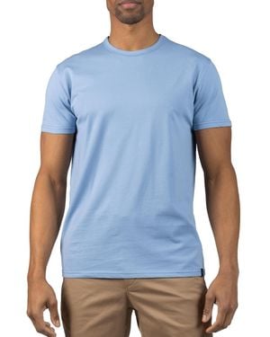 Tailorbyrd Contrast Stitch T-shirt - Blue