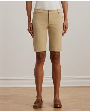 Ralph Lauren Twill Stretch Bermuda Shorts - Natural