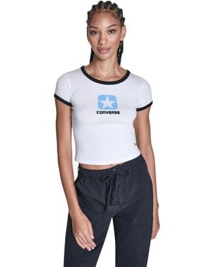 Converse Retro Box Star T-shirt - White