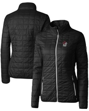 Cutter & Buck Georgia Bulldogs Rainier Eco Insulated Puffer Full-zip Jacket - Black