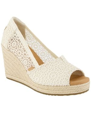 TOMS Essential Slip-on Wedge Sandals - Natural