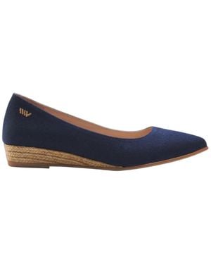 VISCATA Rubina Canvas Espadrille Flats - Blue